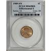 Image 1 : 1909-S 1C S Over Horizontal S MS65 Red PCGS. FS-012.3.