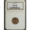 Image 1 : 1917-S 1C MS65 Red and Brown NGC. Red and Brown 1917-S