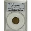 Image 3 : 1922 No D 1C Strong Reverse XF40 PCGS. FS-013.2. Die P