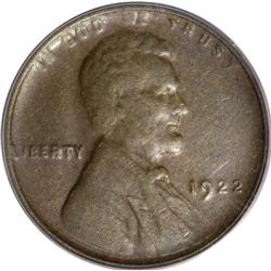 1922 No D 1C Strong Reverse XF45 PCGS. FS-013.2. Die P