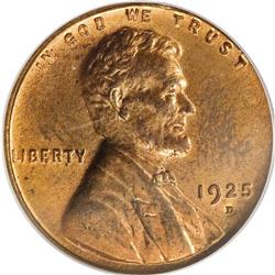 1925-D 1C MS65 Red PCGS. Ex: Tom Mershon Collection. R
