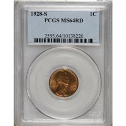 1928-S 1C MS64 Red PCGS. This piece is well struck for
