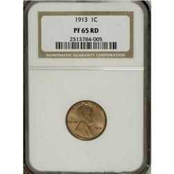 1913 1C PR65 Red NGC. This decisively struck Gem has a