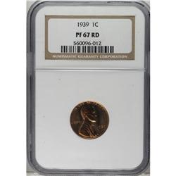1939 1C PR67 Red NGC. Fully struck with pleasing deep-