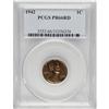 Image 1 : 1942 1C PR66 Red PCGS. Beautiful pumpkin-gold and appl