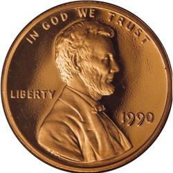 1990 1C No S Proof Set Uncertified. A uniformly high q