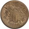 Image 1 : 1864 2C Small Motto MS65 Red and Brown NGC. The exact