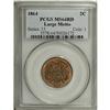 Image 1 : 1864 2C Large Motto MS64 Red PCGS, and an 1864 Large M