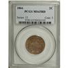 Image 1 : 1866 2C MS65 Red PCGS. This attentively struck Gem is