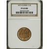 Image 3 : 1873 2C Closed 3 PR65 Red NGC. All 1873 two cent piece
