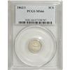 Image 1 : 1862/1 3CS MS66 PCGS. FS-301, formerly FS-007. A well