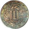 Image 2 : 1871 3CS MS67 PCGS. The tiny mintage of 3,400 business