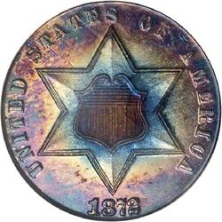 1872 3CS PR66 S NGC. Deep sky-blue, canary-gold, and