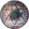 Image 1 : 1872 3CS PR66 S NGC. Deep sky-blue, canary-gold, and