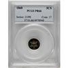 Image 1 : 1868 3CS PR66 PCGS. The lovely, deep violet-brown, gol