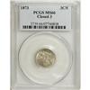 Image 3 : 1873 3CN Closed 3 MS66 PCGS. The Closed 3 pieces repre