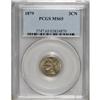 Image 1 : 1879 3CN MS65 PCGS. This exquisitely struck Gem has sa