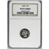 Image 3 : 1868 3CN PR67 Cameo NGC. The design motifs on both sid