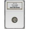 Image 3 : 1869 3CN PR67 Cameo NGC. Superb quality proof examples