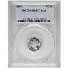 Image 3 : 1889 3CN PR67 Cameo PCGS. The 1889 final-year-of-issue