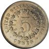Image 2 : 1867 5C Rays MS65 NGC. A low mintage of 2,019,000 piec