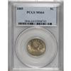 Image 3 : 1885 5C MS64 PCGS. This highly lustrous near-Gem is un