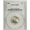 Image 1 : 1903 5C MS65 PCGS. The obverse is silver-gray with a h