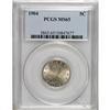 Image 1 : 1904 5C MS65 PCGS. Lustrous surfaces display the bares