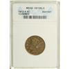 Image 1 : 1912-S 5C --Cleaned--ANACS. MS60 Details. A lightly ton