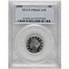 Image 1 : 1898 5C PR66 Cameo PCGS. Profound white-on-black contr
