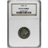 Image 1 : 1893 5C PR65 Cameo NGC. Pale lilac and golden patina l