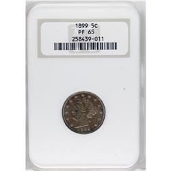 1899 5C PR65 NGC. The striking details are razor-sharp