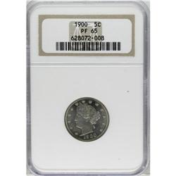 1900 5C PR65 NGC. All of the design elements are crisp