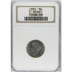 1901 5C PR65 NGC. The design features are flawlessly e