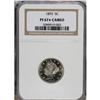 Image 3 : 1893 5C PR67 S Cameo NGC. A delicate tinge of ice-blu
