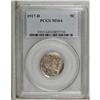 Image 1 : 1917-D 5C MS64 PCGS. Light khaki-gold and steel-blue t