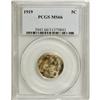 Image 1 : 1919 5C MS66 PCGS. Fully struck with intense mint lust