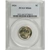 Image 3 : 1924 5C MS66 PCGS. 1924-P nickels are much less common