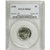 Image 1 : 1928 5C MS66 PCGS. Powder-blue dominates the obverse.
