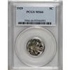 Image 1 : 1929 5C MS66 PCGS. A flashy coin, pink in the centers