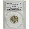 Image 1 : 1938-D/S 5C MS67 PCGS. FS-020.5. OMM-1. The prominent
