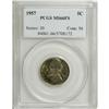 Image 3 : 1957 5C MS66 Full Steps PCGS. Both sides of this satin
