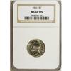 Image 3 : 1961 5C MS66 Full Steps NGC. This fully lustrous Jeffe