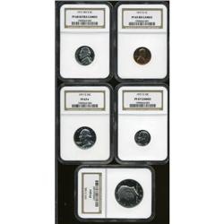1971 5C No S PR68 Ultra Cameo NGC. Part of a Five-Piec