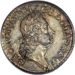 1723 FARTH Hibernia Pattern Farthing, Silver MS64 PCGS