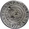 Image 1 : 1776 $1 Continental Dollar, CURENCY, Pewter MS64 PCGS.