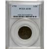 Image 3 : 1793 1/2 C AU50 PCGS. C-2, B-2, R.3. This coin represe