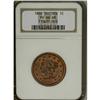 Image 3 : 1856 1C PR66 Red and Brown NGC. N-5, Low R.5. A proof-
