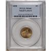 Image 3 : 1858 1C Small Letters MS66 PCGS. Low Leaves Reverse, O