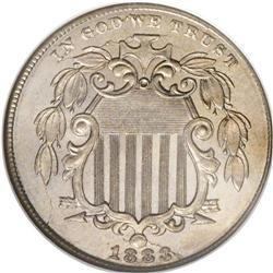 1883/2 5C MS65 NGC. The underdigit 2 is plainly visibl